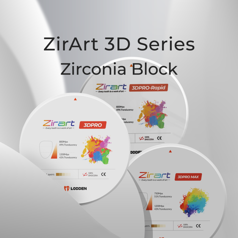 ZirArt 3D Series Zirconia Block