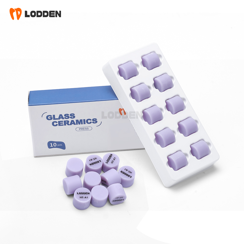 Lodden Dental Glass Ceramic - Lingote de prensado púrpura